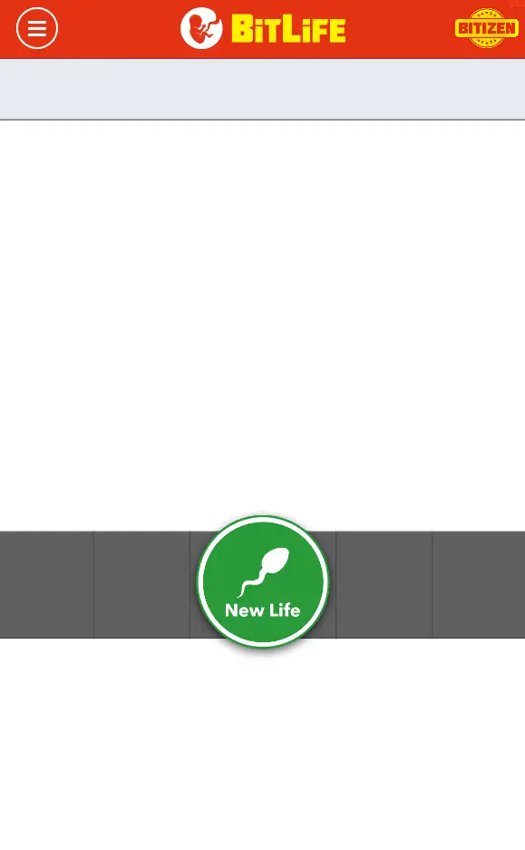 New Life Game Screen